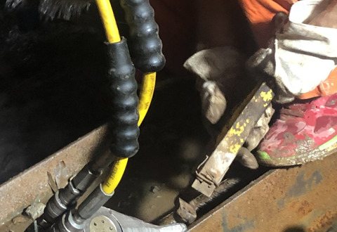  CANTORC driven hydraulic wrench used for maintenance of subway shield tunneling machines